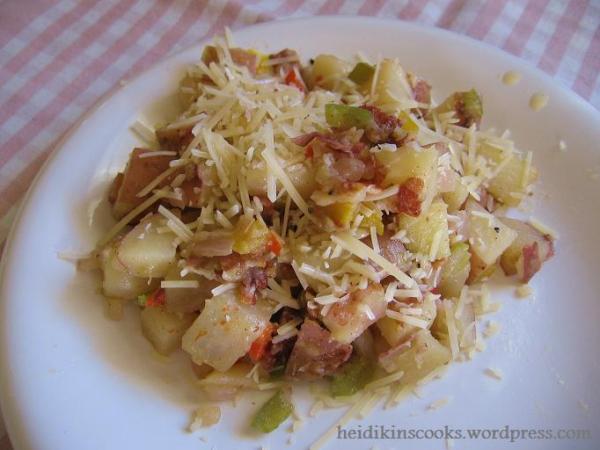 Red Potato Salad with Bacon_072009