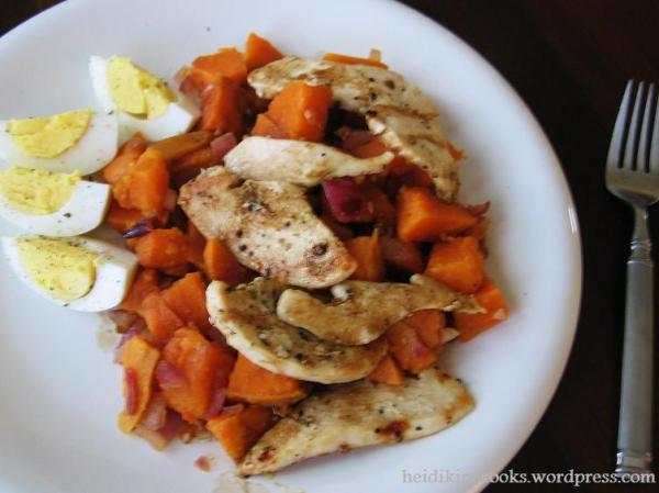 Sweet Potato Salad with Balsamic Glaze_072009