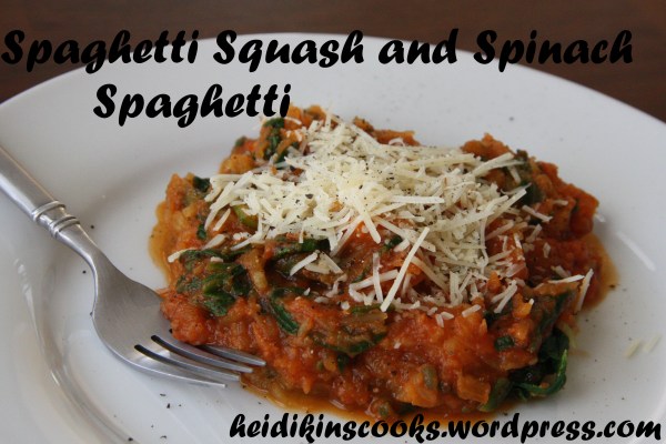 Spaghetti Squash Spaghetti_heidikinscooks_May 2013