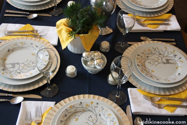 Tablescape Christmas Pottery Barn Caribou Luxe 9_heidikinscooks_Dec 2013