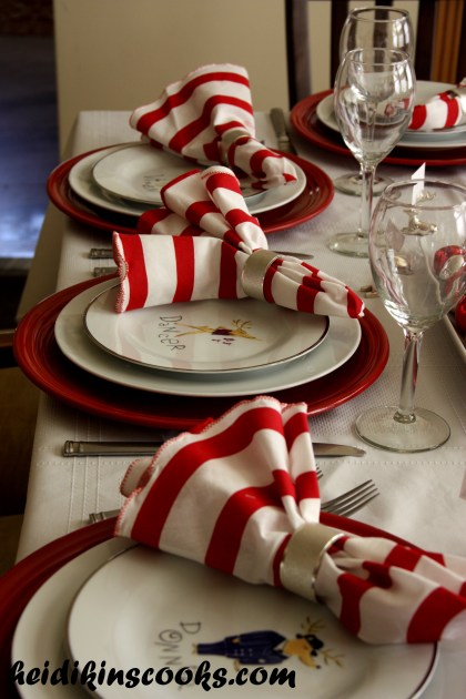 Tablescape_Christmas Pottery Barn Reindeer Plates 14_heidikinscooks_Dec 2013
