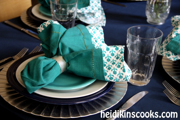 Everyday Table Setting_Cobalt Turquoise Fiestaware 12_heidikinscooks_Jan 2014
