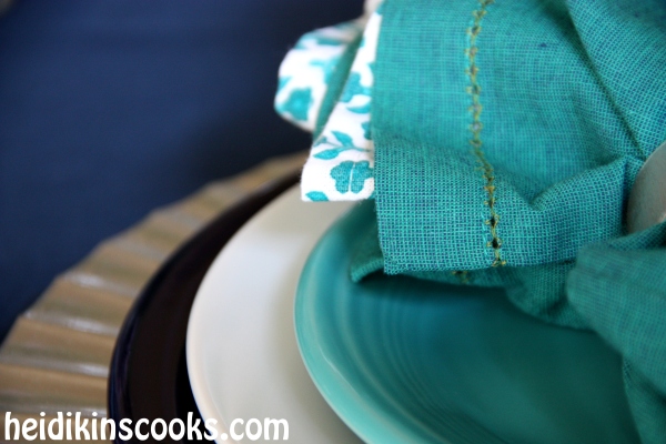 Everyday Table Setting_Cobalt Turquoise Fiestaware 1_heidikinscooks_Jan 2014