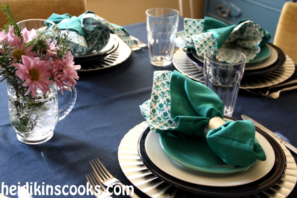 Everyday Table Setting_Cobalt Turquoise Fiestaware 6_heidikinscooks_Jan 2014