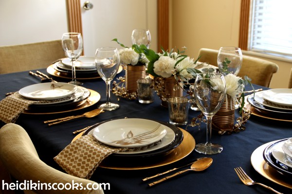 Tablescape Navy Gold_Antler Plates1_heidikinscooks_Jan 2014