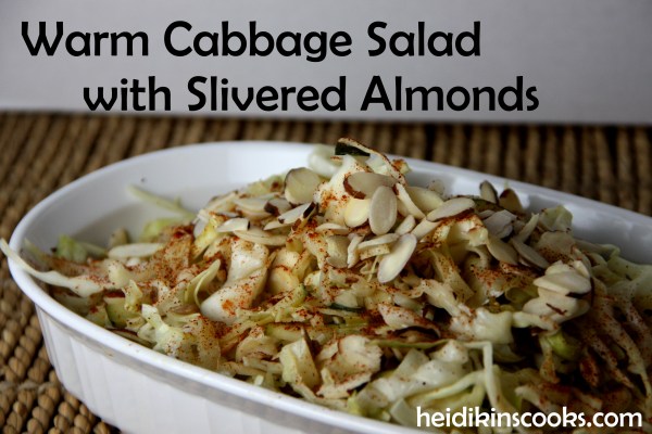 Cabbage Salad with Slivered Almonds_heidikinscooks_June 2014